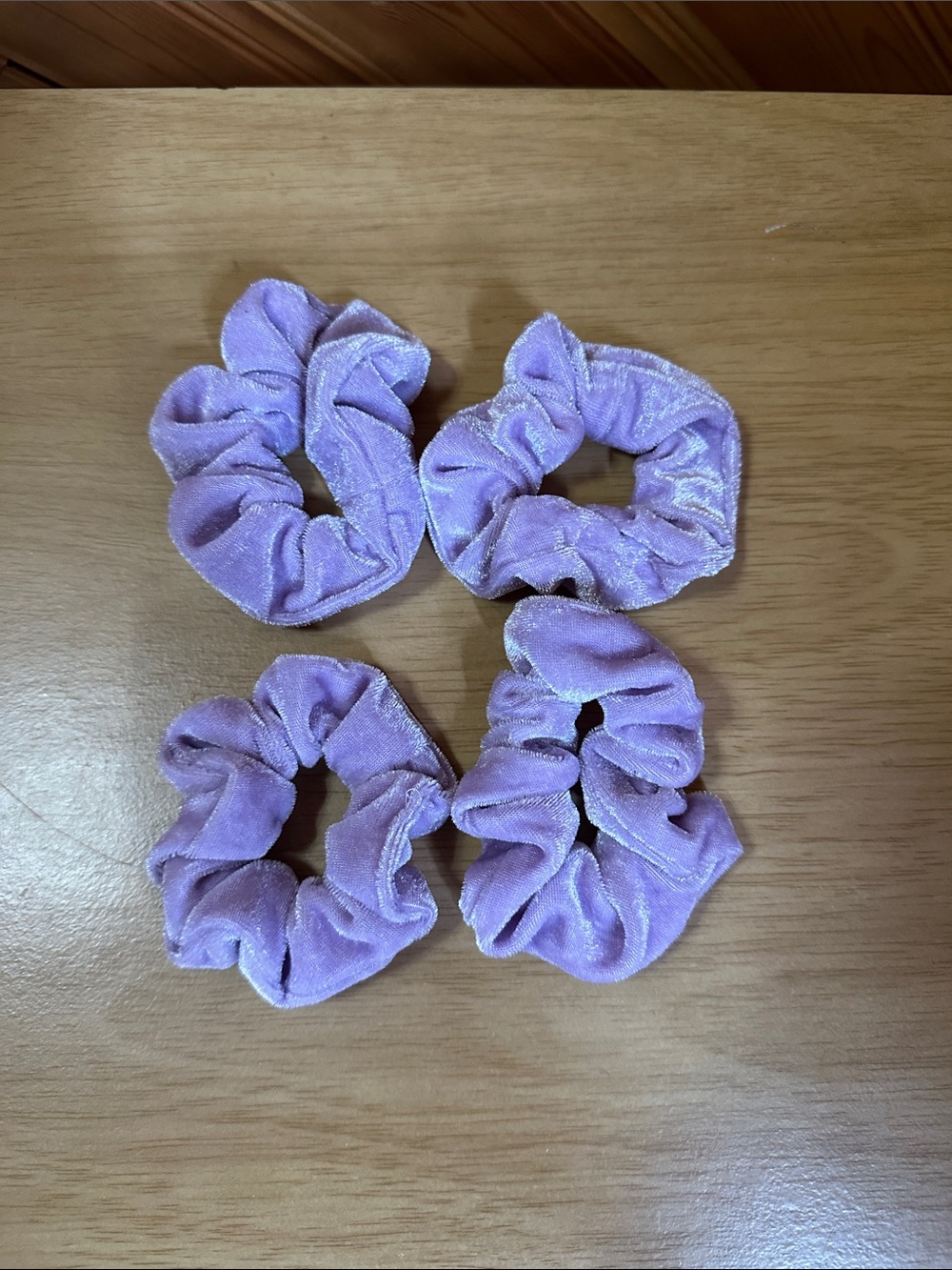 Assorted Soft Velvety Hair Scrunchies